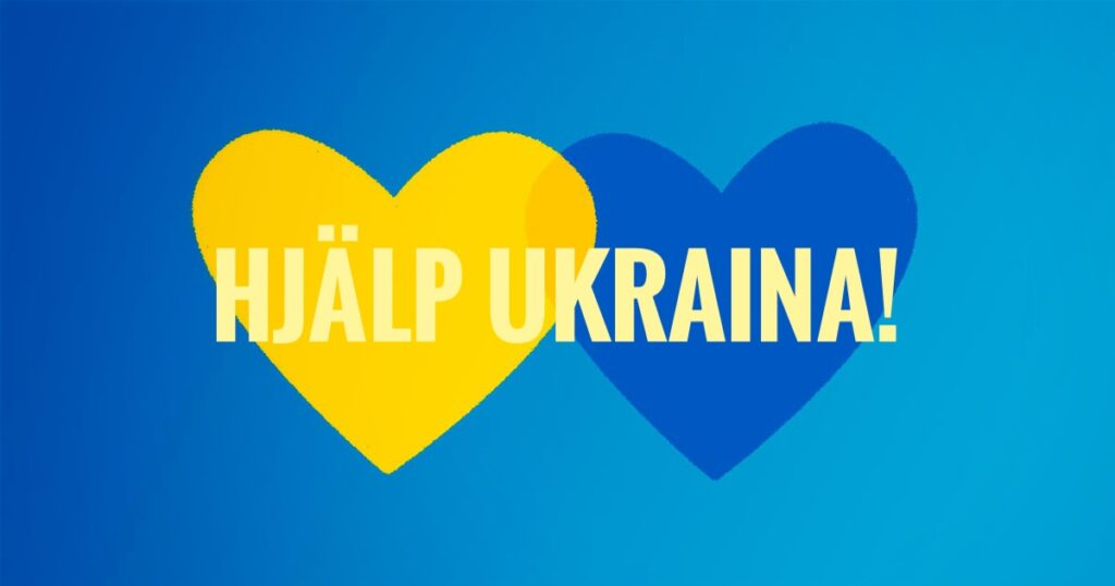 Kriget i Ukraina - hjälp ukrainarna