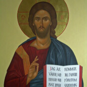 Kristus Allhärskaren, delbild/Kristus Kaikkivaltias, yksityiskohta